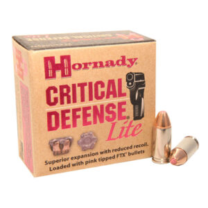 ** Critical Defense Lite 9mm Luger Ammunition - 100 Grain, 25 Rounds

** 090255902402