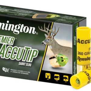 ACCUTIP SABOT SLUGS GA, 260 GR, 2.75", 1850 FPS, 3/5 OZ CHARGE, 5/BX, RIFLED BBL ONLY 047700506906