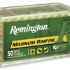 Per Round – Remington 17 HMR Magnum Rimfire Ammunition - 20 Grain JSP - 50 Rounds at 2375 FPS**

** 047700495903