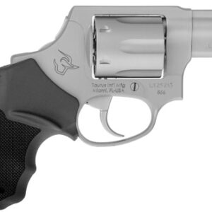 Taurus 856 Revolver - Matte Stainless, .38 SPL +P, 6-Round, 2" Barrel, Concealed Hammer 725327617495