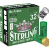 STERLING SHOTGUN AMMUNITION - 12 GA, 2-3/4", 4 SHOT, 1-1/8OZ, 25/BX