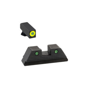 GLOCK 17/19 - G5 PISTOL SIGHT SET - GREEN TRITIUM ILLUMINATION
