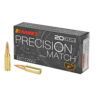 Precision Match 6.5 Grendel Ammunition - 120 Grain Match Burner OTM BT - 20 Rounds 716876651214