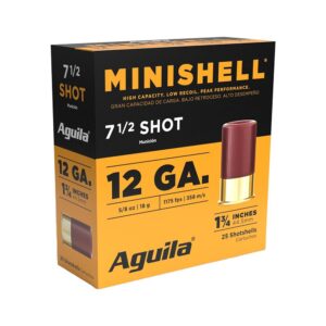 ** Aguila Mini Shells Gauge 1/4" #7.5 Shot (25 Rounds) ** 640420017020