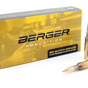 Berger 6mm Creedmoor Target Rifle Ammunition - 109 gr LRHT, 2940 fps, 20 Rounds 679459200301