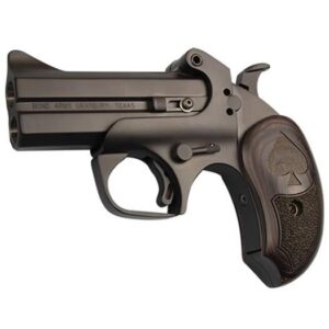 Bond Arms Black Jack Derringer Handgun - .45 LC/.410 Gauge, 2-Round Capacity, 3.5" Barrel, Black Cerakote Frame, Gray Laminate Grips 855959004940