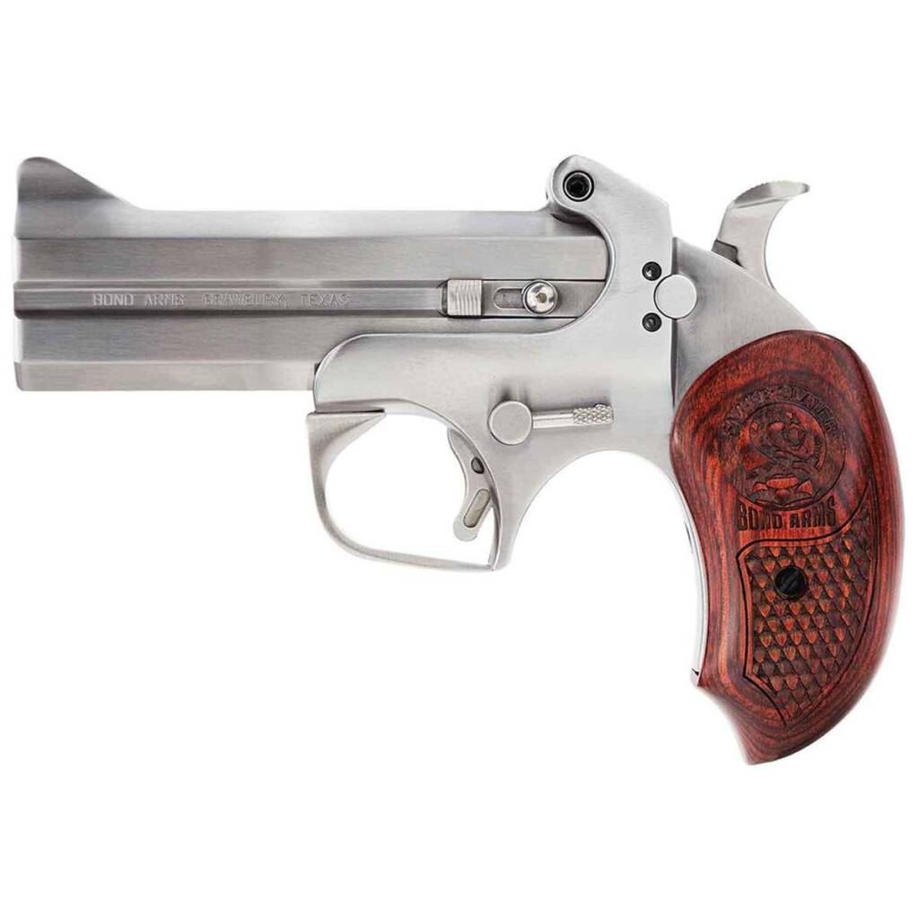 Bond Arms Snake Slayer IV Derringer .357 Mag/.38 Spl 2-Round Capacity 4.25" Barrel with Rosewood Grip 855959001611