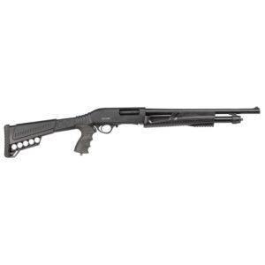 Escort Slugger Tactical 12ga Pump Shotgun - 3" Chamber, 5-Round Capacity, 18" Barrel, Black Synthetic Stock 817461015456