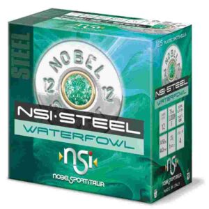 Nobel Sport Steel Waterfowl Shotshells 12 ga 3" 1/4 oz 1450 fps #4 25/ct 837913000595