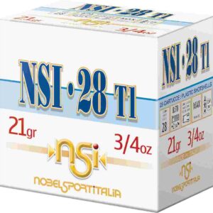 ** Nobel NSI 28T1 28 Gauge Shotshells/4"/4 oz fps - #7.5 Rounds ** 837913001417