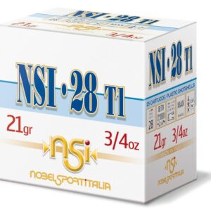 ** Nobel Sport 28 Gauge T1 Shotshells/4" | 3/4 oz | 1300 FPS | #8 Shot | 25 Count ** 837913001424