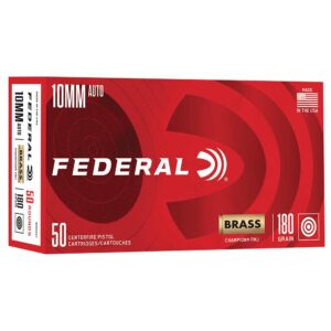 ** Federal Champion 10mm Auto Handgun Ammunition - 180 Grain FMJ - 50 Rounds

** 604544656596