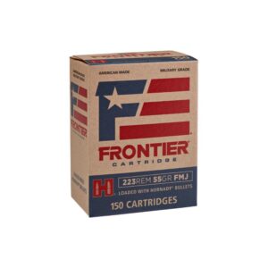 Hornady Frontier .223 Rem 55 gr FMJ Rifle Ammo 150 Rounds