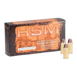HSM .44 Rem Mag 300gr HP Self-Defense Handgun Ammo 50/ct