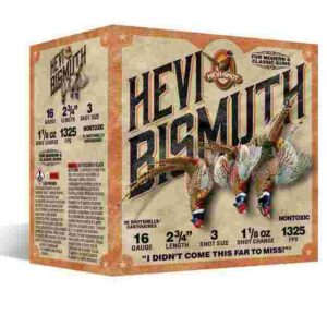 ** HEVI-Shot HEVI-Bismuth Upland Shotshellsga 2/4" 1/4oz #3 Rounds ** 604544689358