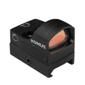 Konus Fission 3 Micro Dot Sight - Waterproof with Weaver & Delta Point Base 698156072059