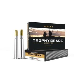 Nosler Safari .375 H&H 300 gr SLD Rifle Ammo box with 20 rounds