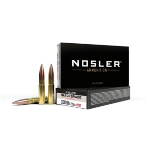 Nosler Match Grade 300 AAC Blackout 220gr Rifle Ammo 20/Box