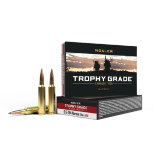 Nosler Trophy Grade 6.5x284 Norma Rifle Ammo - 129 Grain ABLR, 20 Rounds 054041601283