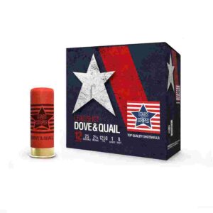 PPU Stars & Stripes Dove & Quail Shotshells 12ga 2/4'' 1 oz 1250 fps #8 25/ct 8033343363732