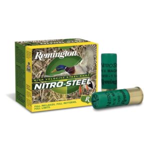 Remington Nitro-Steel Hi-Velocity Magnum Load Shotshells Gauge, 2/4", 1/4 oz #4 Shot, 1275 FPS (25 Rounds)** ** 047700047805
