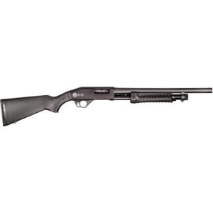Rossi ST12 12 Gauge Pump Action Shotgun, 3" Chamber, 4-Round Capacity, 18.5" Barrel, Black 754908214303