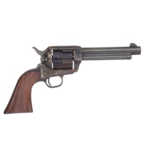 Taylor's 1873 SA Army .45 Colt Handgun - 5.5" Barrel, 6-Round Capacity, Black Finish, Walnut Grip 810012513029