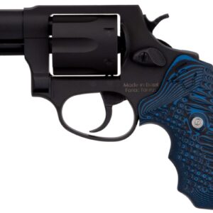Taurus 856 .38 SPL Handgun - 6-Round Capacity, 2" Barrel, Black Frame, VZ Black/Blue Cyclone Grip 725327932758