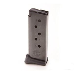 Ruger Handgun Magazine for LCP Black .380 Auto 6/rd 2/pk