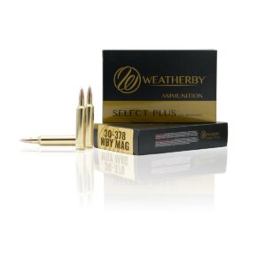 Weatherby Select Plus 30-378 Wby Mag 180gr Scirocco Ammo box