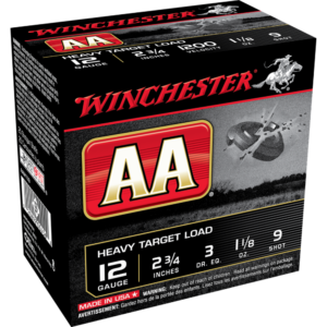 Winchester AA Target Shotshells Gauge 2/4" 1/8 oz #9 Rounds** ** 020892004368
