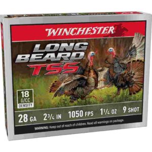 Winchester Long Beard TSS 28ga Shotshells/4", 1/4oz, 1050 fps, #9-Pack** ** 020892029095