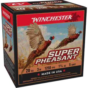 Winchester Super-X Pheasant Shotshells 20 Gauge 3" #5 Shot 25ct 020892016682