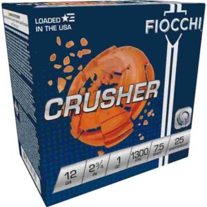 ** Fiocchi Exacta Target Crusher Shotshells Gauge, 2/4", 1 oz #7.5 Shot, 1300 fps Rounds ** 762344702322