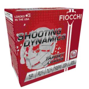** Fiocchi Shooting Dynamics 12 Gauge Shotshells/4", 1/8 oz, #7.5, 1200 fps (25 Rounds) ** 762344705606