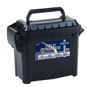 Fiocchi .22 LR Rimfire Ammo 40 Grain PSP 1575 Rounds packaging