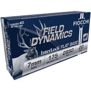 Fiocchi 7mm Rem Mag 175 gr FB Rifle Ammo - 20 Rounds 762344712086