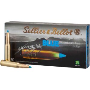 Sellier & Bellot eXergy Blue .308 Win 110gr Rifle Ammo box