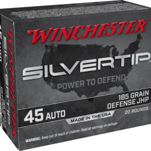 Winchester Silvertip .45 ACP 185gr HP 20rd Box - 200rd Case 020892227835