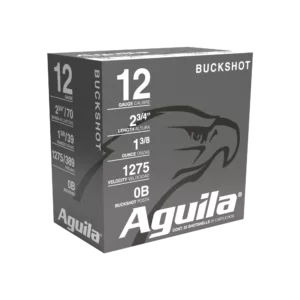 Aguila 12GA 0 Buckshot Shells in a 25rd box