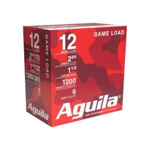 AGUILA 12GA 2 3/4" 1/8 OZ #6 25RD BX 10 BXS PER CS 640420002705