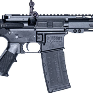 ATI MILSPORT 5.56 Pistol, 7.5" Barrel, M-LOK Handguard, Blade Brace, Includes 30-Round Magazine UPC 819644023982