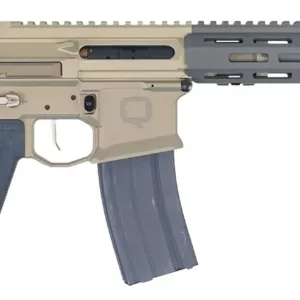 Q Honey Badger 5.56 Pistol 9.69" with Brace, Black/Grey, Includes 1-30 Round Magazine 810152960080