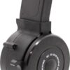 IVER JOHNSON MAGAZINE AR15 - 223 50RD DRUM BLACK POLYMER