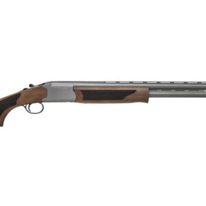 Pointer Over/Under 12 Gauge Field Shotgun with 28" Barrel, Gray/Wood Finish 682146891980