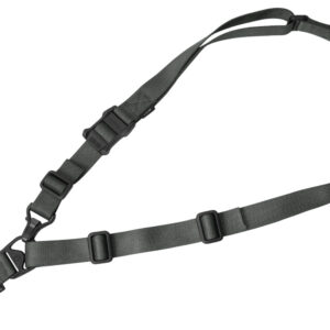 Magpul MAG514-GRY MS3 Gen2 Sling made of Nylon Webbing with Gray Finish, Adjustable One-Two Point Design & Polymer Hardware for Rifles