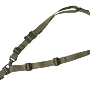 Magpul MAG514-RGR MS3 Gen2 Sling made of Nylon Webbing with Ranger Green Finish, Adjustable One-Two Point Design & Polymer Hardware for Rifles