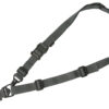 Magpul MAG515-GRY MS3 Single QD Sling GEN2 made of Nylon Webbing with Gray Finish, Adjustable One-Two Point Design & QD Swivel for Rifles