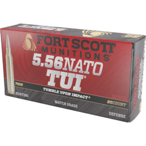 Fort Scott Munitions 5.56 NATO 70 gr. TUI Copper Ammo - 20 rd. 758381722065