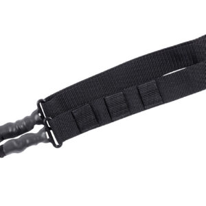 Phase 5 Weapon Systems SLGQD Single Point Sling with QD Swivel Adjustable Bungee Black Nylon Strap with Elastic Shock-Cord for Rifle/Shotgun
